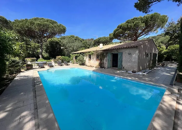 Maison 4 Chambres Avec Piscine, Jardin Arbore & Plage A 600M - La Croix-Valmer - Fr-1-726-19